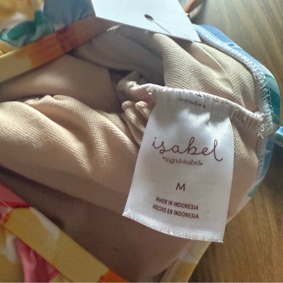 Ruffle Flounce Sleeve Maternity One Piece Swimsuit Isabel by Ingrid & Isabel M - Picture 5 of 6